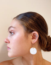 Load image into Gallery viewer, pearl coin earrings