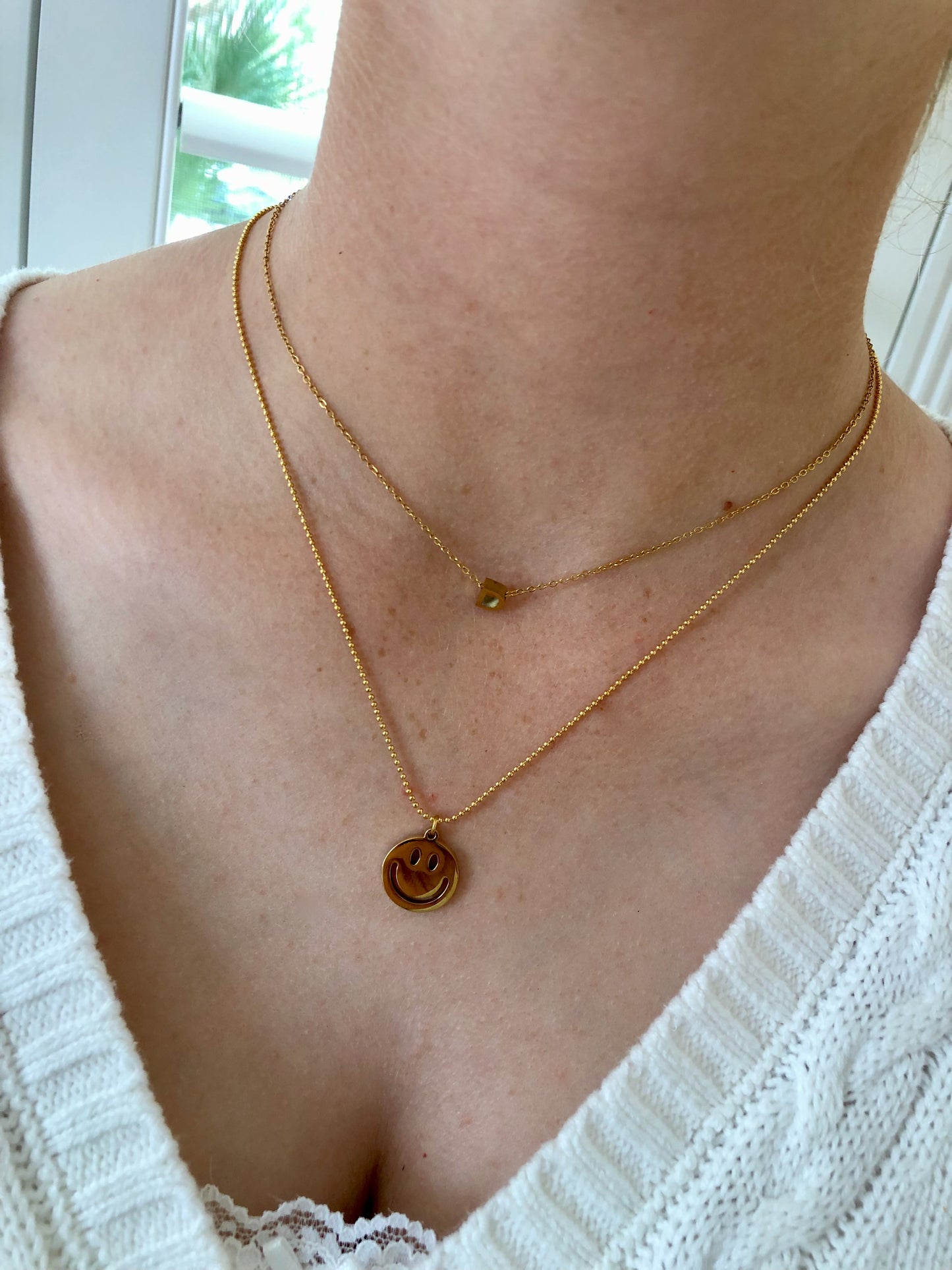 smile pendant necklace