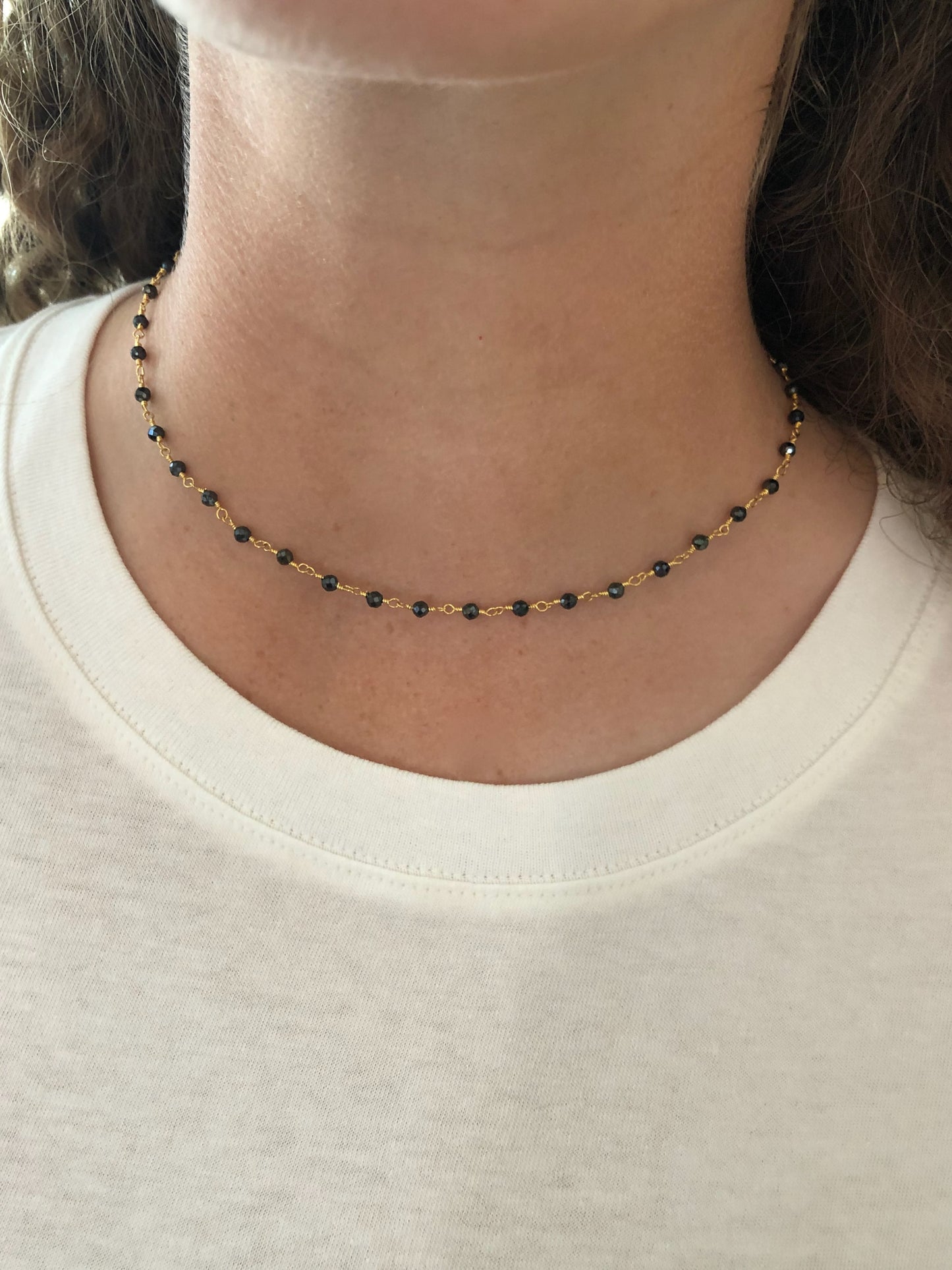 rosary bead choker
